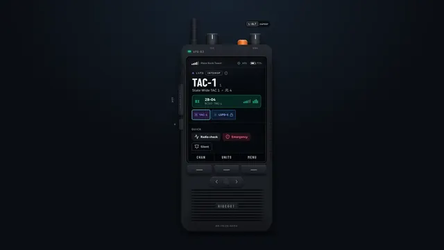 Two-way radio (sample data). Click to enlarge.